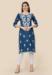 Picture of Beautiful Silk Midnight Blue Kurtis & Tunic