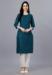 Picture of Pretty Cotton Midnight Blue Kurtis & Tunic