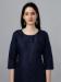 Picture of Fine Cotton Navy Blue Kurtis & Tunic