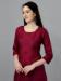 Picture of Ideal Cotton Maroon Kurtis & Tunic