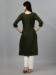 Picture of Beauteous Cotton Dark Olive Green Kurtis & Tunic