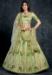 Picture of Delightful Silk Dark Sea Green Lehenga Choli