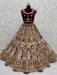 Picture of Well Formed Chiffon Maroon Lehenga Choli