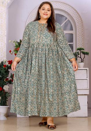 Picture of Marvelous Rayon Silver Kurtis & Tunic