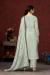 Picture of Nice Silk Silver Straight Cut Salwar Kameez