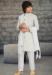 Picture of Nice Cotton Off White Kids Kurta Pyjama