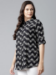 Picture of Beautiful Rayon Black Kurtis & Tunic