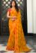 Picture of Classy Georgette Orange Saree