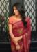 Picture of Lovely Georgette Brown Saree