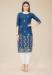 Picture of Enticing Chiffon Dark Slate Blue Kurtis & Tunic