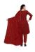 Picture of Stunning Cotton Maroon Straight Cut Salwar Kameez