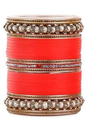 Picture of Ravishing Orange Red Bangles