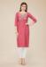 Picture of Pretty Chiffon Pale Violet Red Kurtis & Tunic