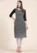 Picture of Lovely Georgette Black Kurtis & Tunic