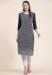 Picture of Fine Georgette Navy Blue Kurtis & Tunic