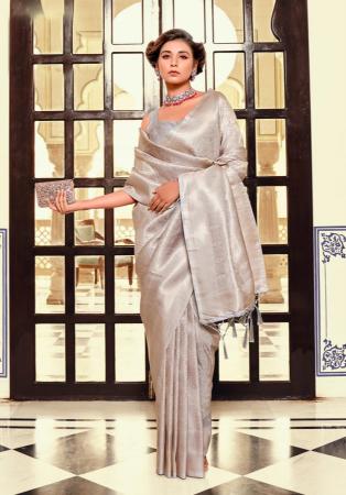 Picture of Fascinating Silk Grey Saree