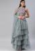 Picture of Excellent Net Light Slate Grey Lehenga Choli