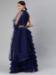 Picture of Fascinating Net Midnight Blue Lehenga Choli