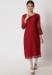 Picture of Sublime Georgette Maroon Kurtis & Tunic