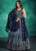 Picture of Sightly Georgette Midnight Blue Readymade Gown