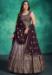 Picture of Stunning Georgette Dark Grey Readymade Gown