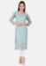 Picture of Bewitching Georgette Light Steel Blue Kurtis & Tunic