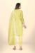 Picture of Admirable Organza Khaki Straight Cut Salwar Kameez