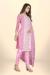 Picture of Organza Pale Violet Red Straight Cut Salwar Kameez