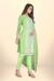 Picture of Organza Pale Golden Rod Straight Cut Salwar Kameez