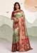 Picture of Sightly Silk Dark Sea Green Saree