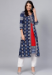 Picture of Lovely Cotton Dark Slate Blue Kurtis & Tunic