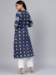 Picture of Lovely Cotton Dark Slate Blue Kurtis & Tunic