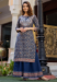 Picture of Cotton Dark Slate Grey Readymade Salwar Kameez