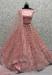 Picture of Appealing Net Rosy Brown Lehenga Choli