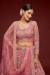 Picture of Sublime Net Rosy Brown Lehenga Choli