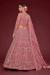 Picture of Well Formed Net Rosy Brown Lehenga Choli