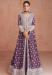 Picture of Georgette Medium Purple Anarkali Salwar Kameez