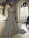 Picture of Amazing Net Grey Anarkali Salwar Kameez