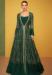 Picture of Pretty Silk Sea Green Anarkali Salwar Kameez