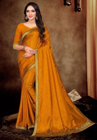 Picture of Pleasing Silk Tomato Saree