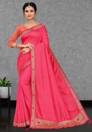 Picture of Delightful Silk Burly Wood Saree