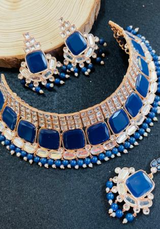 Picture of Gorgeous Navy Blue Necklace Set