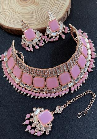 Picture of Comely Rosy Brown Necklace Set