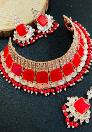 Picture of Beautiful Red Necklace Set