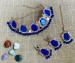 Picture of Exquisite Navy Blue Necklace Set