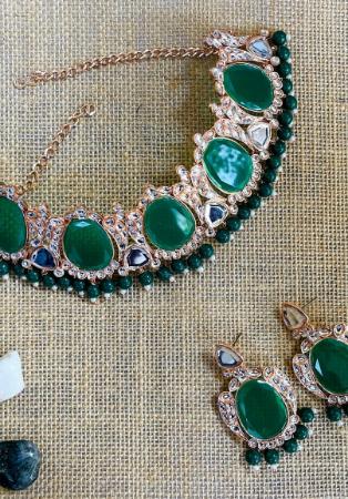 Picture of Superb Dark Green Necklace Set