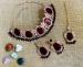 Picture of Ideal Maroon Necklace Set