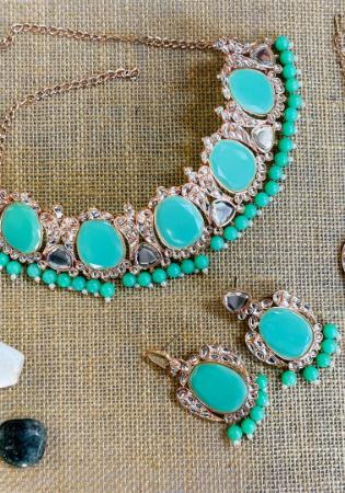 Picture of Delightful Dark Turquoise Necklace Set