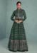 Picture of Georgette Forest Green Anarkali Salwar Kameez