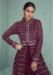 Picture of Gorgeous Georgette Maroon Anarkali Salwar Kameez